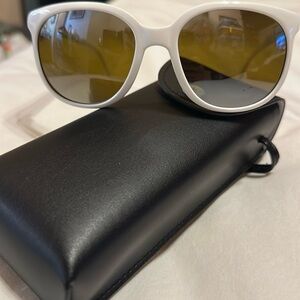 Vuarnet Matte White Legend Sunglasses with Polarized Lenses Made In France